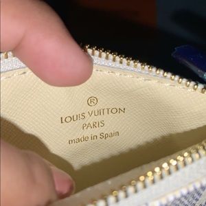 Damier Azur coin pouch / key pouch